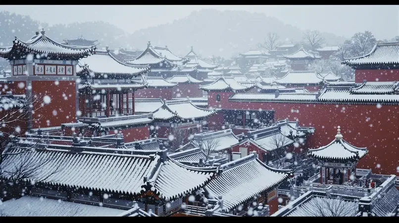 雪落长安 - 国色华彩影像 雪落长安 剧照封面